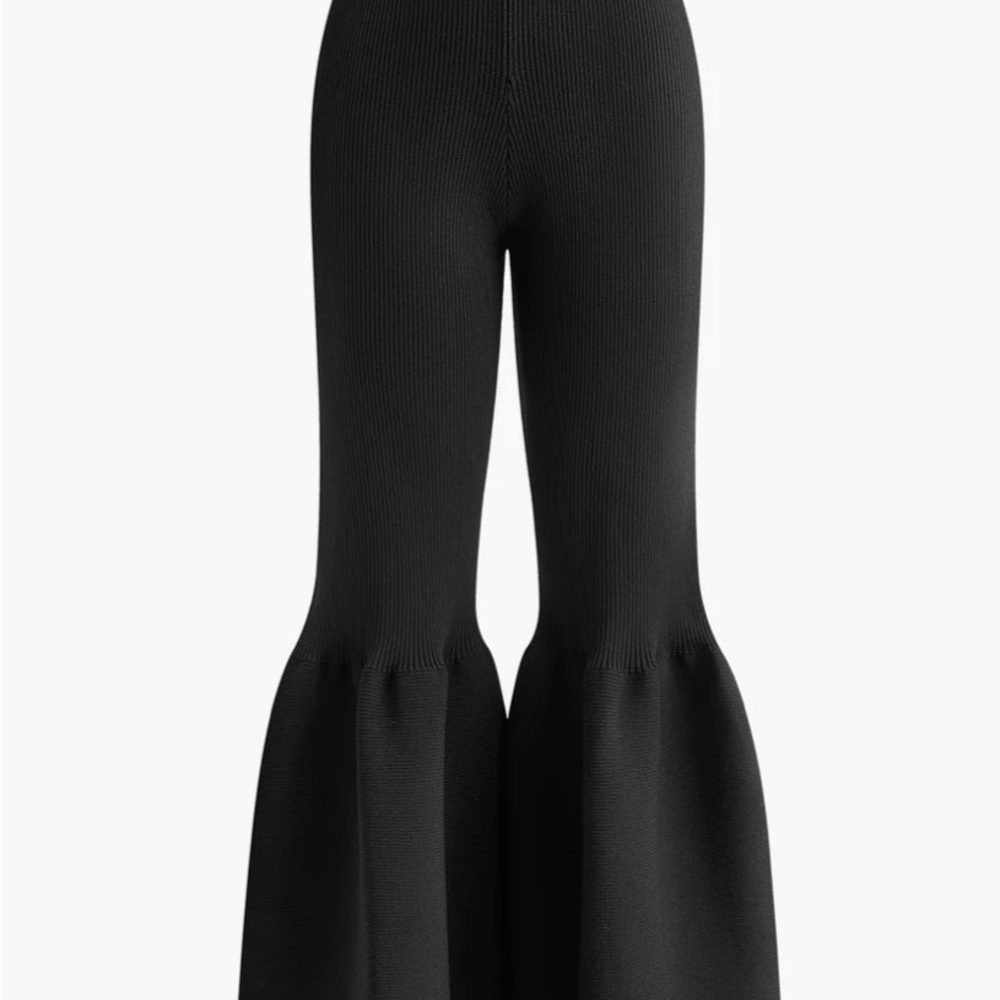 Commense Black Flare Pants